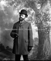 Portrait of A. H. Sanborn with cigar